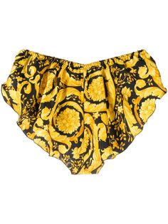 Versace шорты-бразилиана с графичным принтом