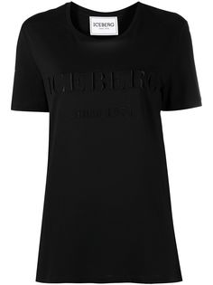 Iceberg футболка с вышитым логотипом