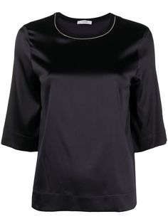Peserico блузка с круглым вырезом