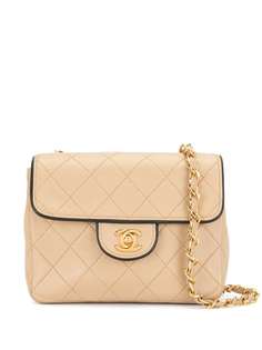 Chanel Pre-Owned стеганая сумка через плечо 1990-го года