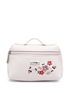 Longchamp кошелек с цветочной вышивкой