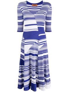 Missoni трикотажное платье в полоску