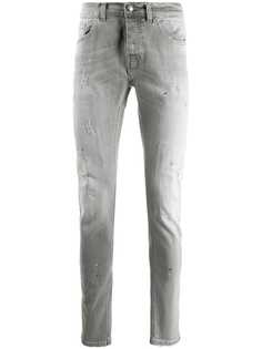 Frankie Morello джинсы скинни с эффектом потертости и заниженной талией