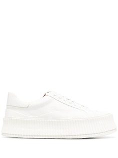 Jil Sander кроссовки на массивной подошве