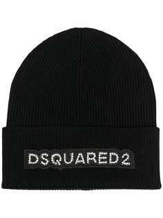 Dsquared2 шапка бини с кристаллами