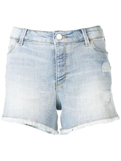 Emporio Armani джинсовые шорты с необработанными краями