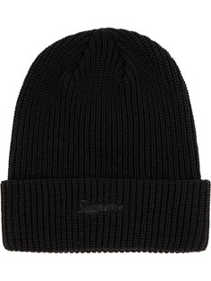 Supreme шапка бини в рубчик