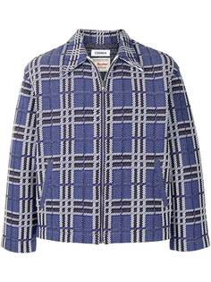 Coohem твидовый пиджак в клетку тартан