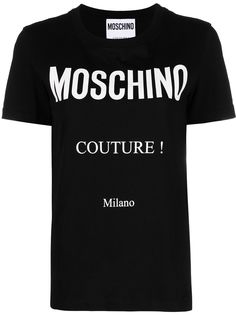 Moschino футболка Couture с логотипом