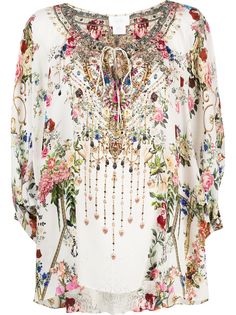 Camilla блузка с цветочным принтом