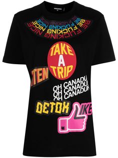 Dsquared2 футболка с принтом