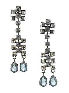 LANVIN Pre-Owned серьги с кристаллами