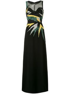 Saiid Kobeisy вечернее платье с бисером