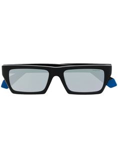 MSGM солнцезащитные очки в квадратной оправе с логотипом