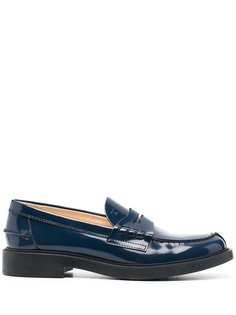 Tods лакированные пенни-лоферы Tod`S