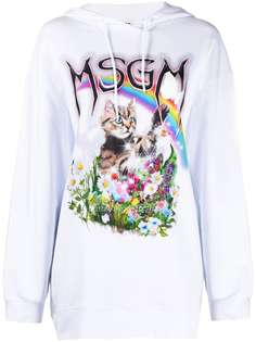 MSGM худи с принтом