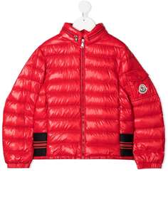 Moncler Enfant пуховик с воротником-воронкой