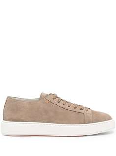 Santoni кеды с логотипом