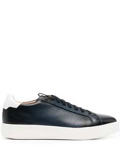 Santoni кеды с логотипом