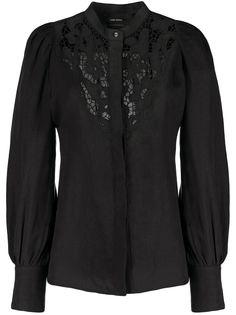 Isabel Marant рубашка с вышивкой