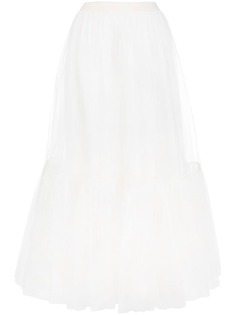 Parlor ярусная расклешенная юбка миди