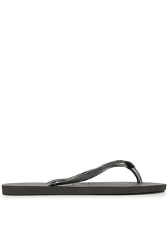 Havaianas фактурные шлепанцы Slim