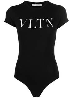 Valentino боди с принтом VLTN