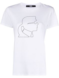 Karl Lagerfeld футболка с принтом