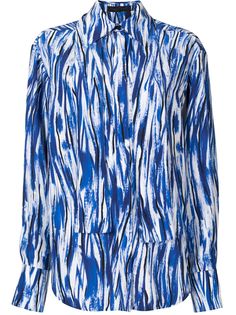 Proenza Schouler stripe-pattern long-sleeve shirt