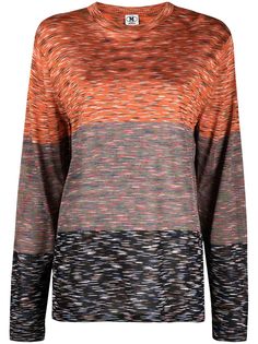 M Missoni джемпер в стиле колор-блок