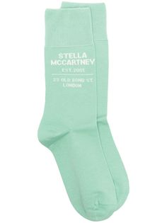Stella McCartney носки вязки интарсия с логотипом