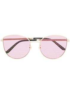 Gucci Eyewear солнцезащитные очки в оправе кошачий глаз