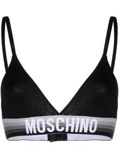 Moschino спортивный бюстгальтер с логотипом