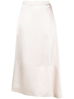 Jil Sander юбка с асимметричным подолом