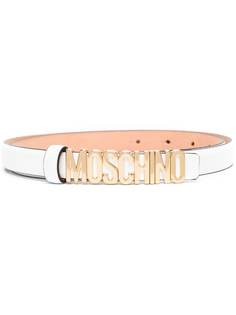 Moschino ремень с пряжкой-логотипом