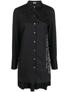 Karl Lagerfeld декорированная рубашка-туника