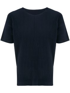 Homme Plissé Issey Miyake плиссированная футболка с короткими рукавами
