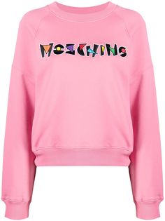 Moschino толстовка с круглым вырезом и логотипом