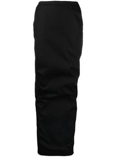 Rick Owens длинная юбка с завышенной талией