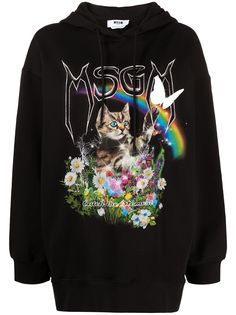 MSGM худи с принтом Catch The Moment