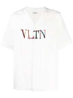 Valentino рубашка с короткими рукавами и логотипом