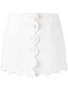 RED Valentino многослойные шорты с фестонами