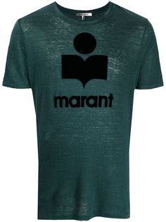 Isabel Marant футболка с аппликацией логотипа