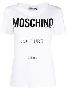Moschino футболка с логотипом