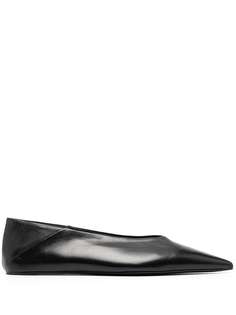 Jil Sander балетки с заостренным носком