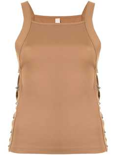 Dion Lee топ с боковой застежкой на крючки