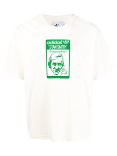 adidas футболка с принтом Stan Smith
