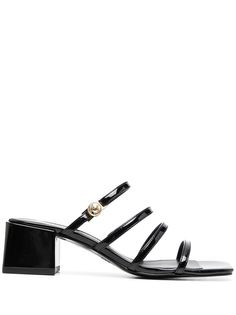 Versace Jeans Couture лакированные босоножки
