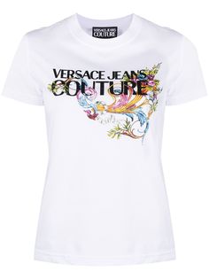 Versace Jeans Couture футболка с графичным принтом