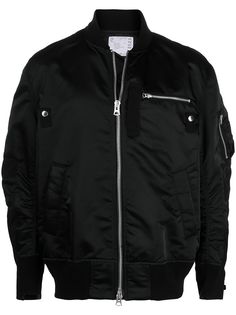 Sacai бомбер на молнии